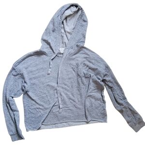 JUNK FOOD French Terry Cropped Hoodie 'Blondie Camp Funtime' Medium